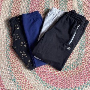 Lot of 4 pair leggings/sweatpants size 7/8
